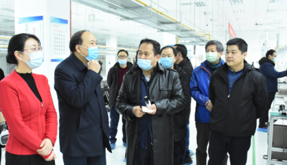 省台办考察新港区台资企业，推动技术交流合作